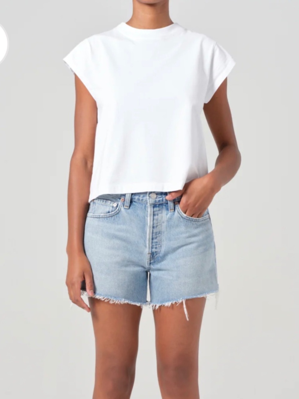 Agolde Parker Long Shorts in Replica 26